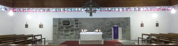 Altarraum der St.Pius-Kirche