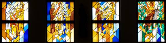 Christus-Erlöser-Kirche - Fenster linke Seite